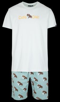 Arthur - Ensemble de pyjama en coton - Taille 2XL - Bleu