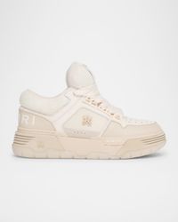 MA-1 Mesh & Leather Chunky Sneakers