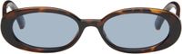 Le Specs SSENSE Exclusive Brown 'Outta Love' Sunglasses