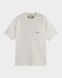 Men's Relaxed-Fit Textured Pocket T-Shirt