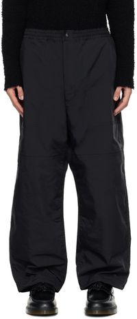 Comme des Garçons Homme Black Drawstring Trousers