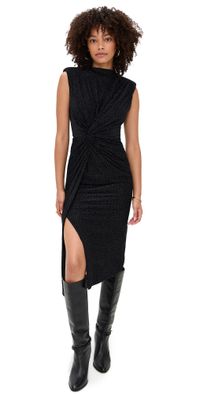 Ramy Brook Lee Dress Black Dot 10