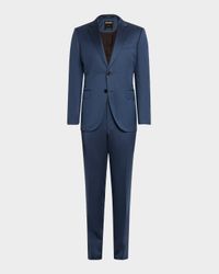 Men's Couture Wool Twill Suit