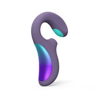 Lelo - Vibromasseur pour femme à stimulation triple, enigma double sonic - Violet