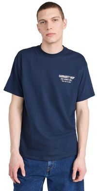 Carhartt WIP Short Sleeve Less Troubles T-Shirt Blue / Wax XL