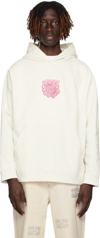 GANNI Off-White Isoli Flower Hoodie