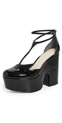 Alexandre Birman Thay Platform Heels Black 39