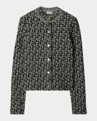 B Shield Wool Cardigan