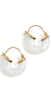 Anni Lu Petit Swell Hoops Gold One Size