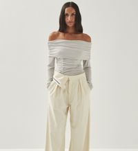 Alohas - Pantalons en coton - Taille L - Beige