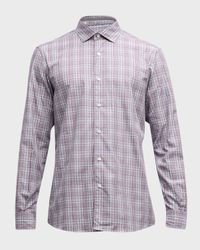 Men's Plaid-Print Sport Shirt