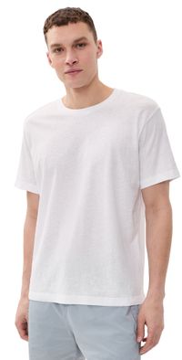 Frescobol Carioca Dinis Linen Blend T-Shirt White XXL