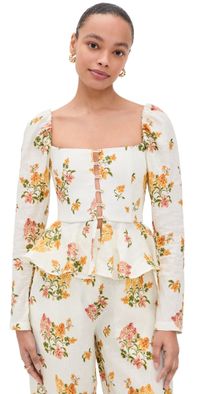 Agua by Agua Bendita Bromelia Cordillera Top Multicolor L