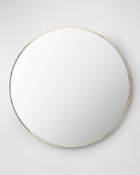 Aranya 36" Round Wall Mirror, Gold