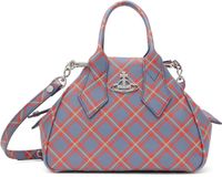 Vivienne Westwood Blue & Orange Small Yasmine Bag