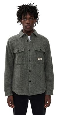 McTavish Wool Shirt Jacket Charcoal M