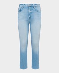 Mira Ultra High Rise Cropped Micro Bootcut Jeans