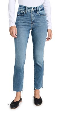 Good American Good Legs Straight Jeans indigo514 16