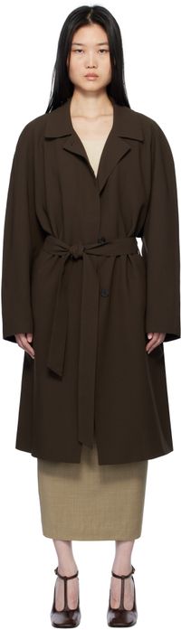 LE17SEPTEMBRE Brown Belted Coat