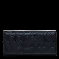 Desigual - Portefeuille imprimé effet cuir - Taille Unique - Noir