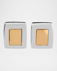 Plate Statement Earrings