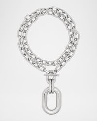 XL Chain-Link Pendant Necklace