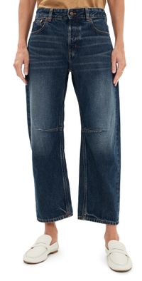 Madewell Petite Darted Barrel Leg Jeans Danver Wash 31