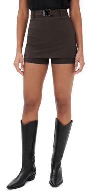 ALIGNE Brianna Ponte Skort Chocolate 10