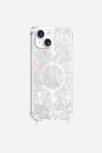 La Coque Francaise - Coque de téléphone magsafe effet coquillage pour iphone 14 - Taille iPhone 14 - Beige