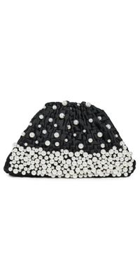 Maria La Rosa Pearl Mini Game Bag Black One Size