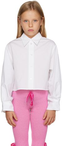 MM6 Maison Margiela Kids White Layered Shirt
