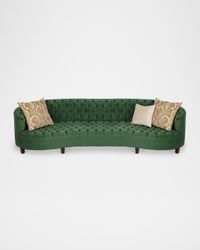 Vaughn Tufted Velvet Sofa 126"