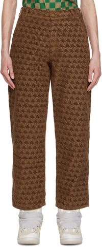 ERL Brown Padded Trousers