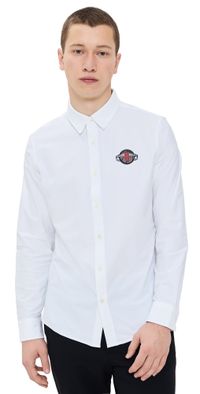 Rhone Slim Fit Rockets Commuter Shirt Business White M