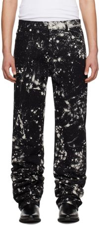 LU’U DAN Jean long droit noir