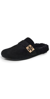 Tory Burch Mellow Shearling Mules Perfect Black / Perfect Black 6