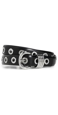 Madewell Metal Eyelet Belt Black XS