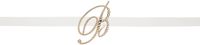 Miss Blumarine Kids White Cintura Belt