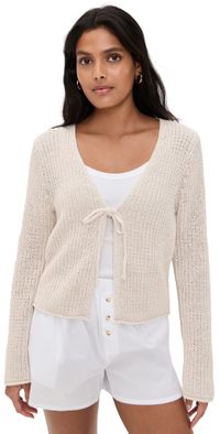 Velvet Thalia Cardigan Chalk L