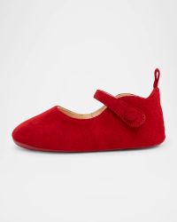 Girl's Love Chick Suede Ballerina Flats, Baby