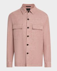 Men's Melange Overshirt