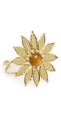 Sylvia Toledano Sunflower Cuff Yellow One Size