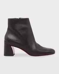 55mm Turela Leather Side-Zip Booties