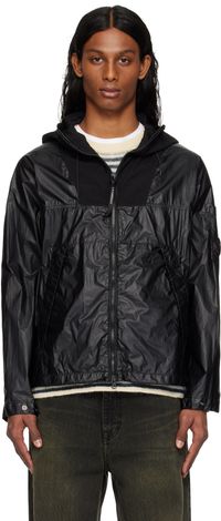 C.P. Company Blouson noir en CS II à capuche et à lentille
