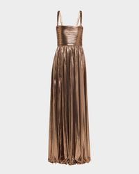 Iris Metallic Maxi Dress