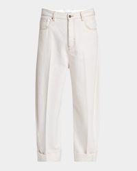 Men's Relaxed Straight Fit Five-Pocket Pants