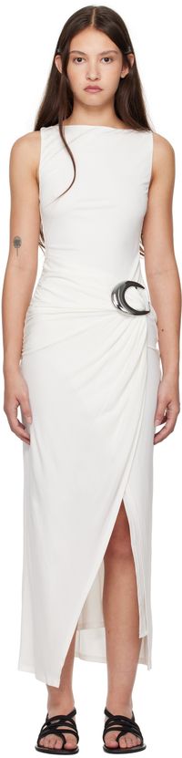 Staud White Talia Maxi Dress