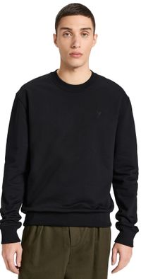 AMI AMI De Coeur Unisex Sweatshirt Black S