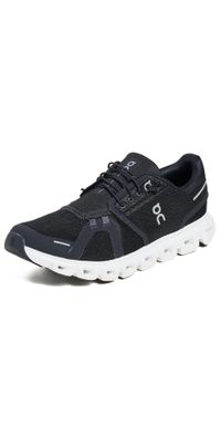 On Cloud 6 Sneakers Black White 9
