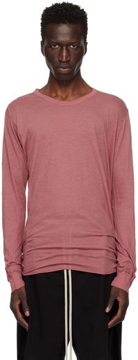 Rick Owens Pink Porterville Basic Long Sleeve T-Shirt